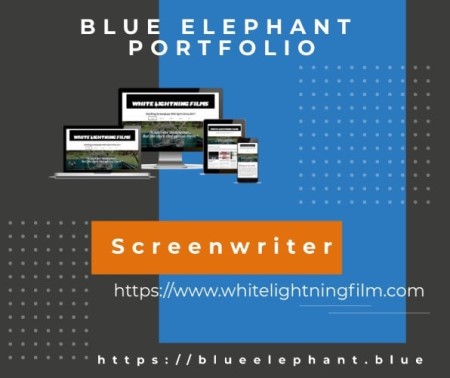 blue elephant wordpress website graphic designs portfolio